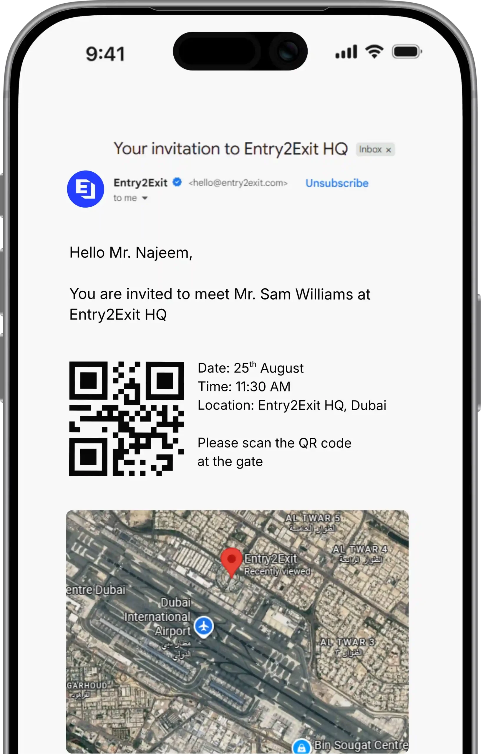 Entry2Exit Visitor Management System